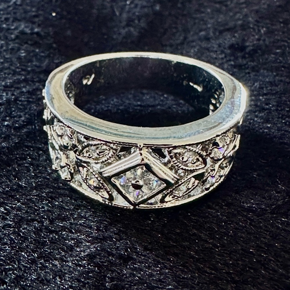 Sterling Silver Women's Cocktail Ring